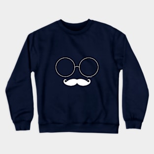 Glasses Mustachio Crewneck Sweatshirt